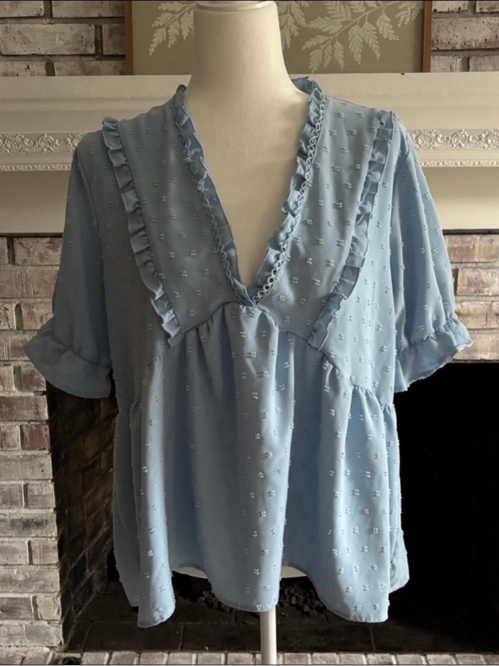 SHEIN Vneck Top